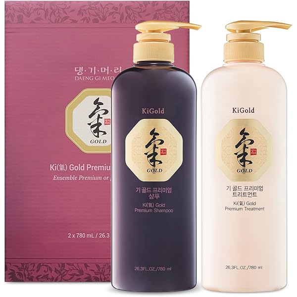 シャンプー Danae premium treatment shampoo water Daeng Gi Meo Ri - Ki Gold 高级洗发水和护理套装(1000ml) - Weee!